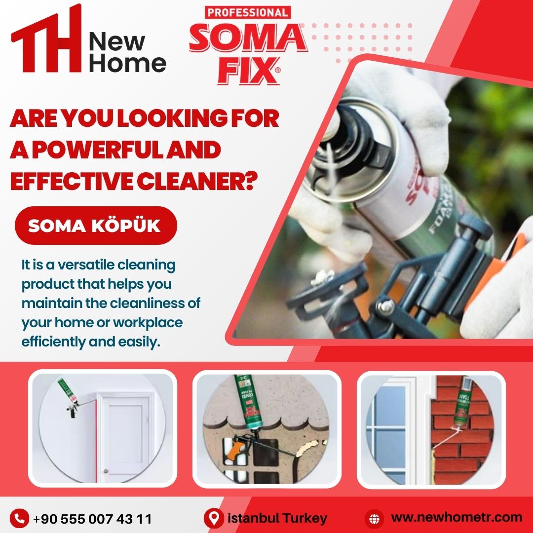 NewHome Store Soma Cleaning Foam S811 – Ideal for glass, metal, and plastic cleaning