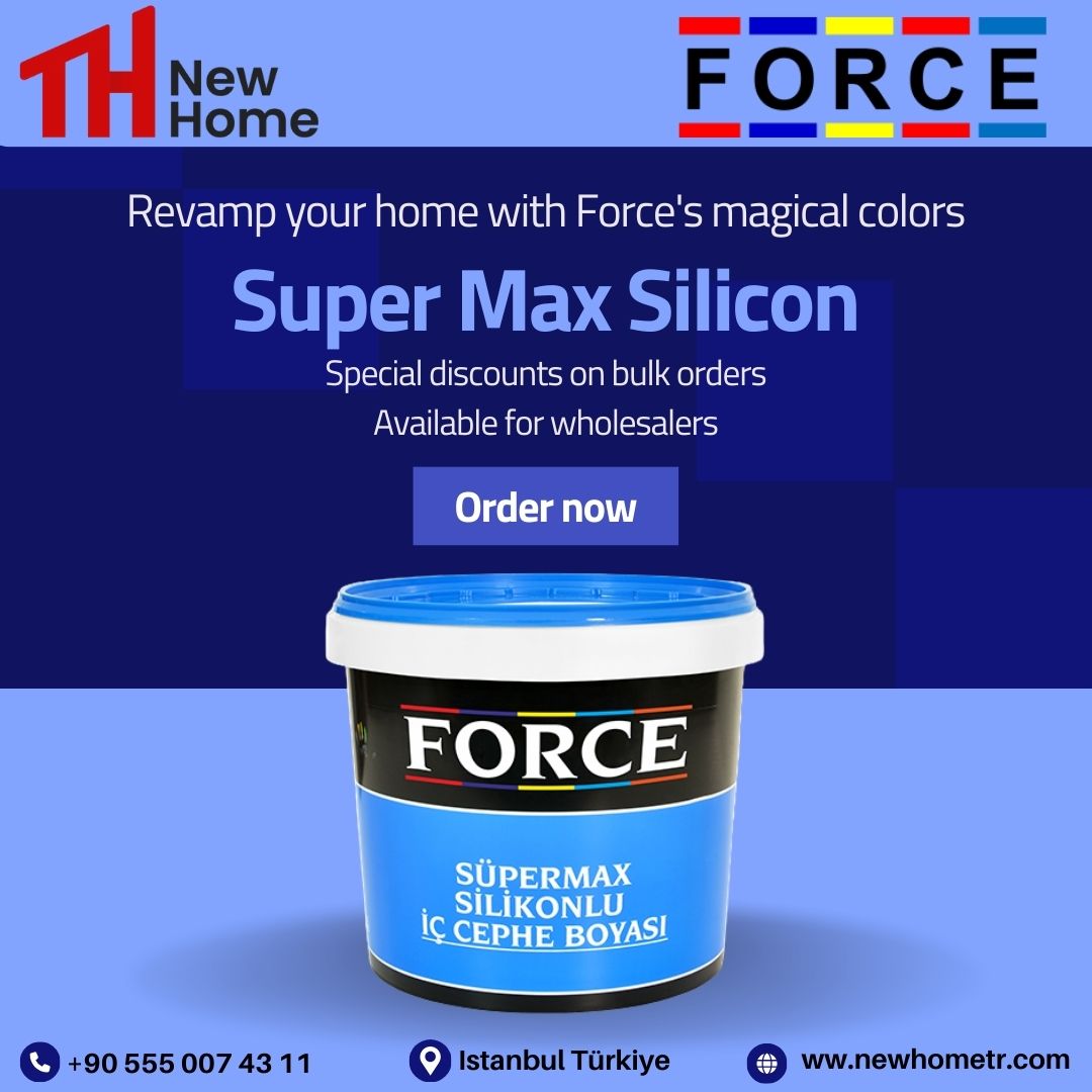 High-quality SUPERMAX Silicone Wall Paint – NewHome Store