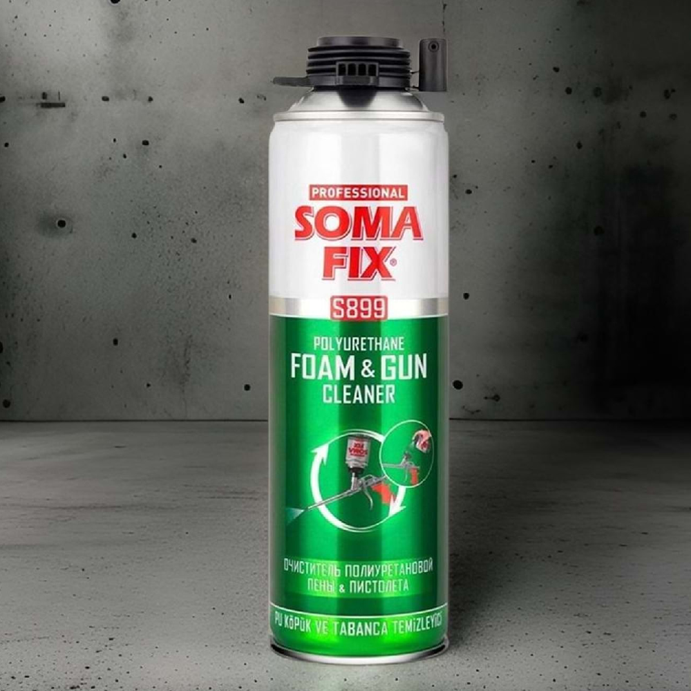 SOMAFIX Polyurethane Foam Cleaner S899 500ml – Ideal for DIY and Professionals