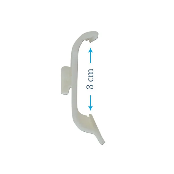 Kornişsan 20 Adet Stor Zebra Perde Pratik Kornişe Takma Aparatı Küçük Boy Pratik Ayak Dar Boy - Image 6