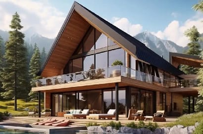 التطوير العقاري لدينا يشمل بناء أكواخ ريفية تجمع بين الأصالة والتصاميم الخشبية المميزة.