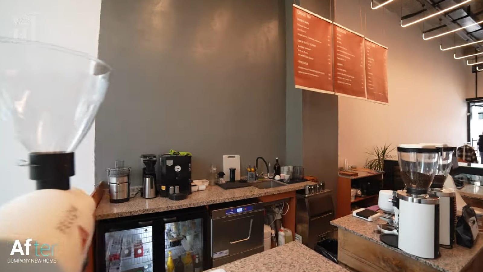 تصميم وتنفيذ ديكور بسيط ومميز كوفي شوب / RICO ROASTERS